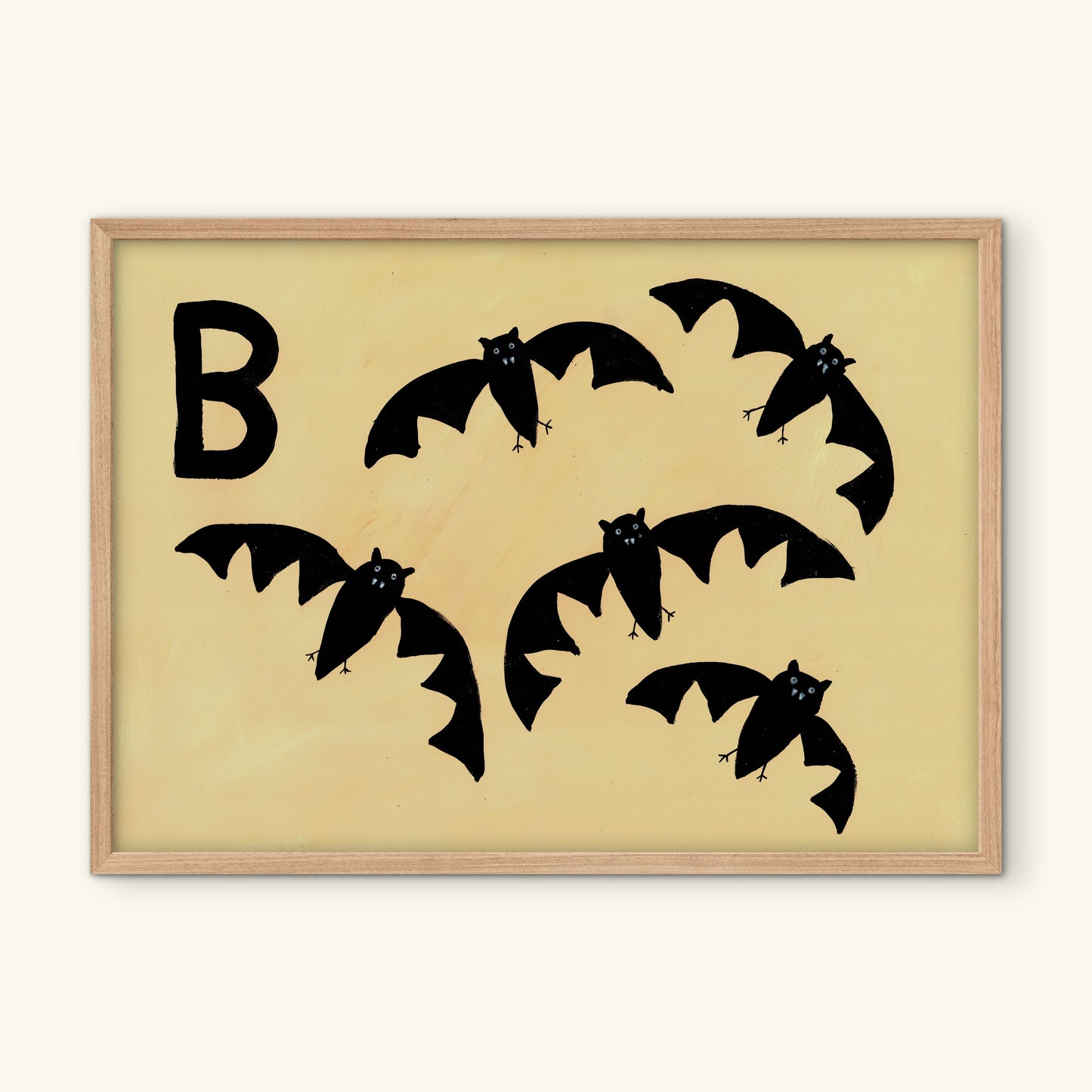 Alphabet B Bat Print.