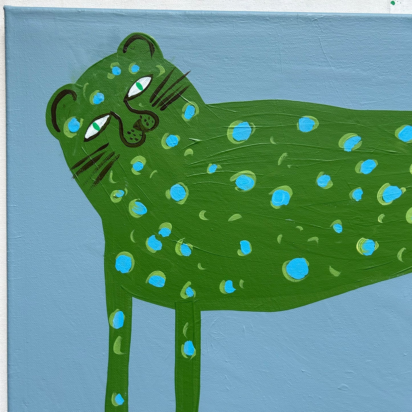 Green leopard