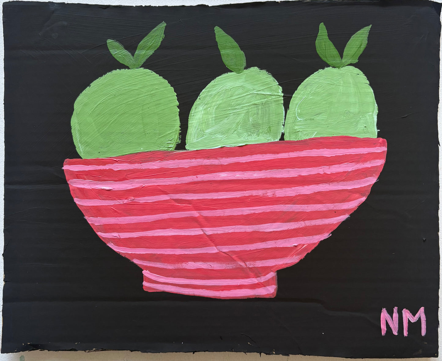 Green apples.