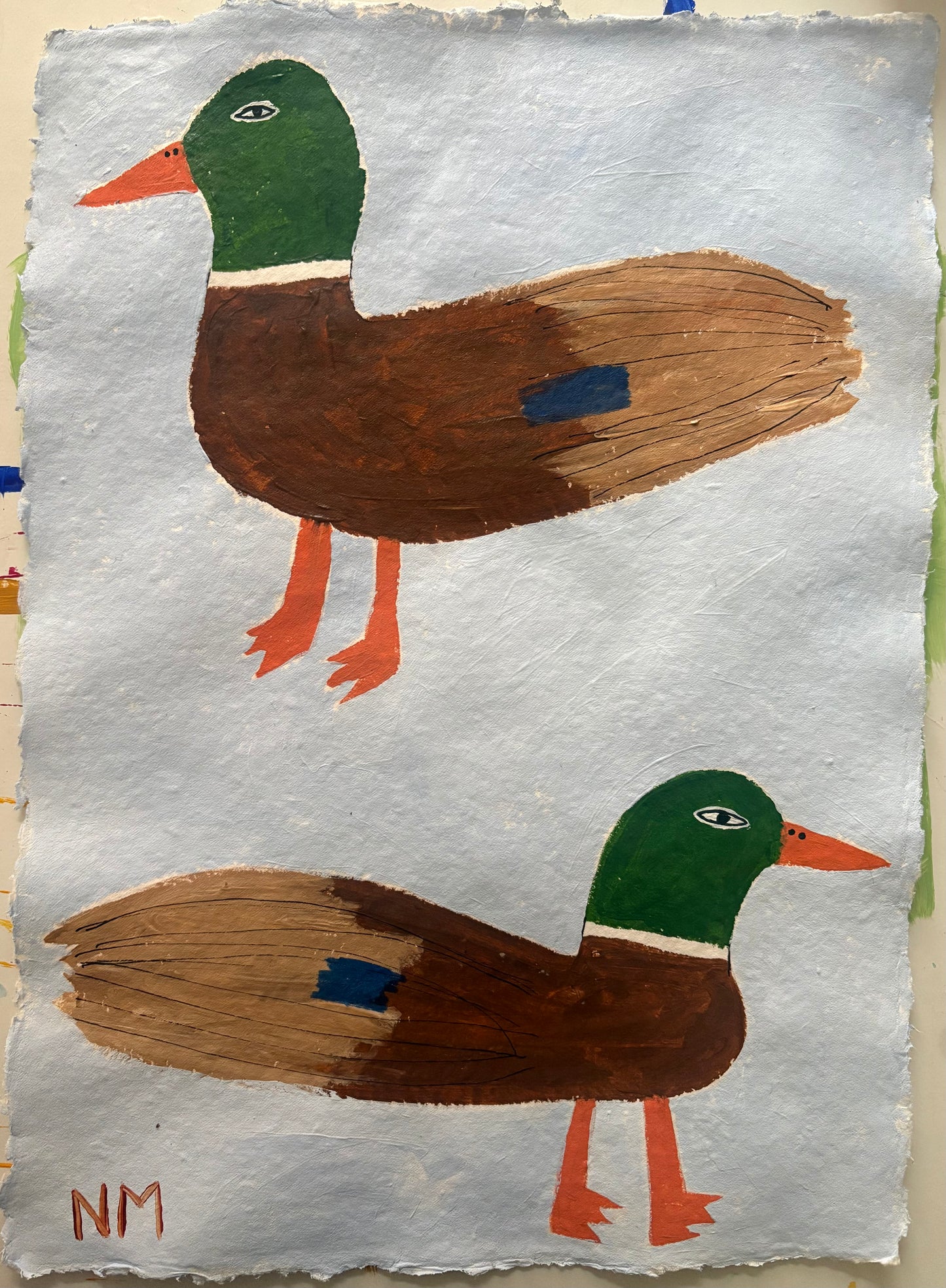 Two Mallards.