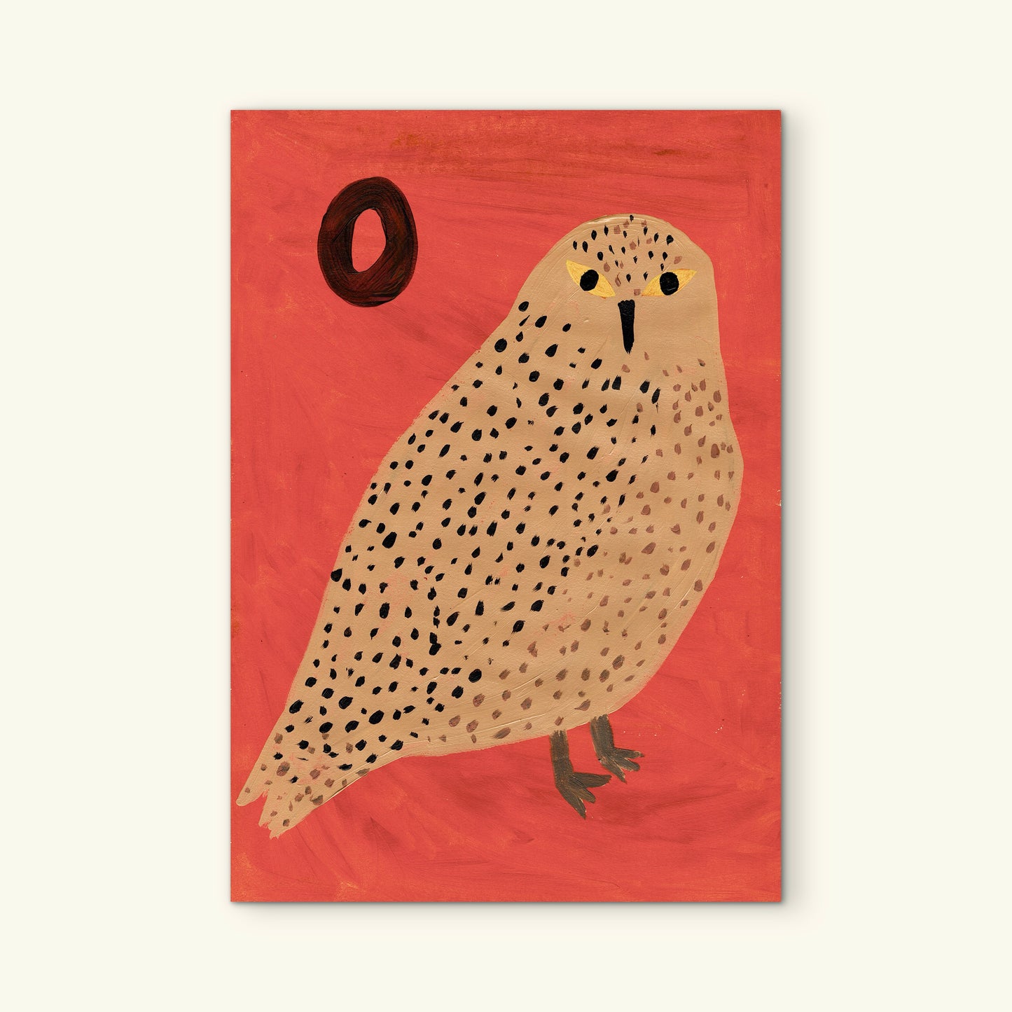 Alphabet O Owl Print.
