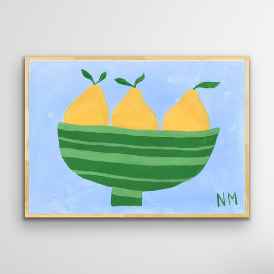 Three lemons print.