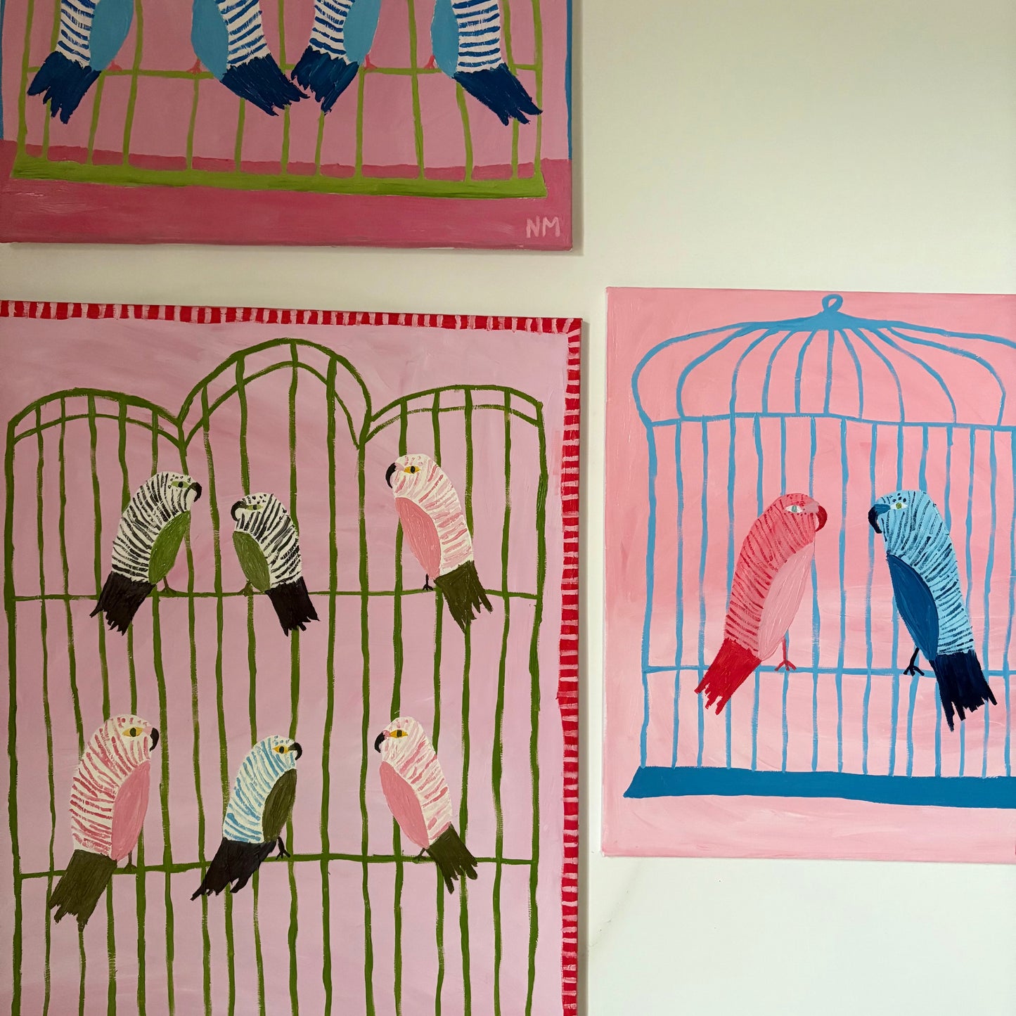 Birds in love