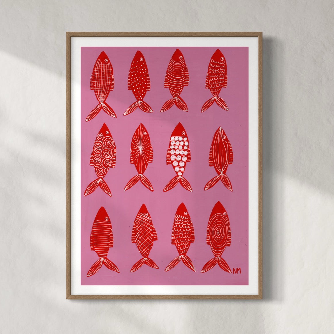 Twelve Red fish