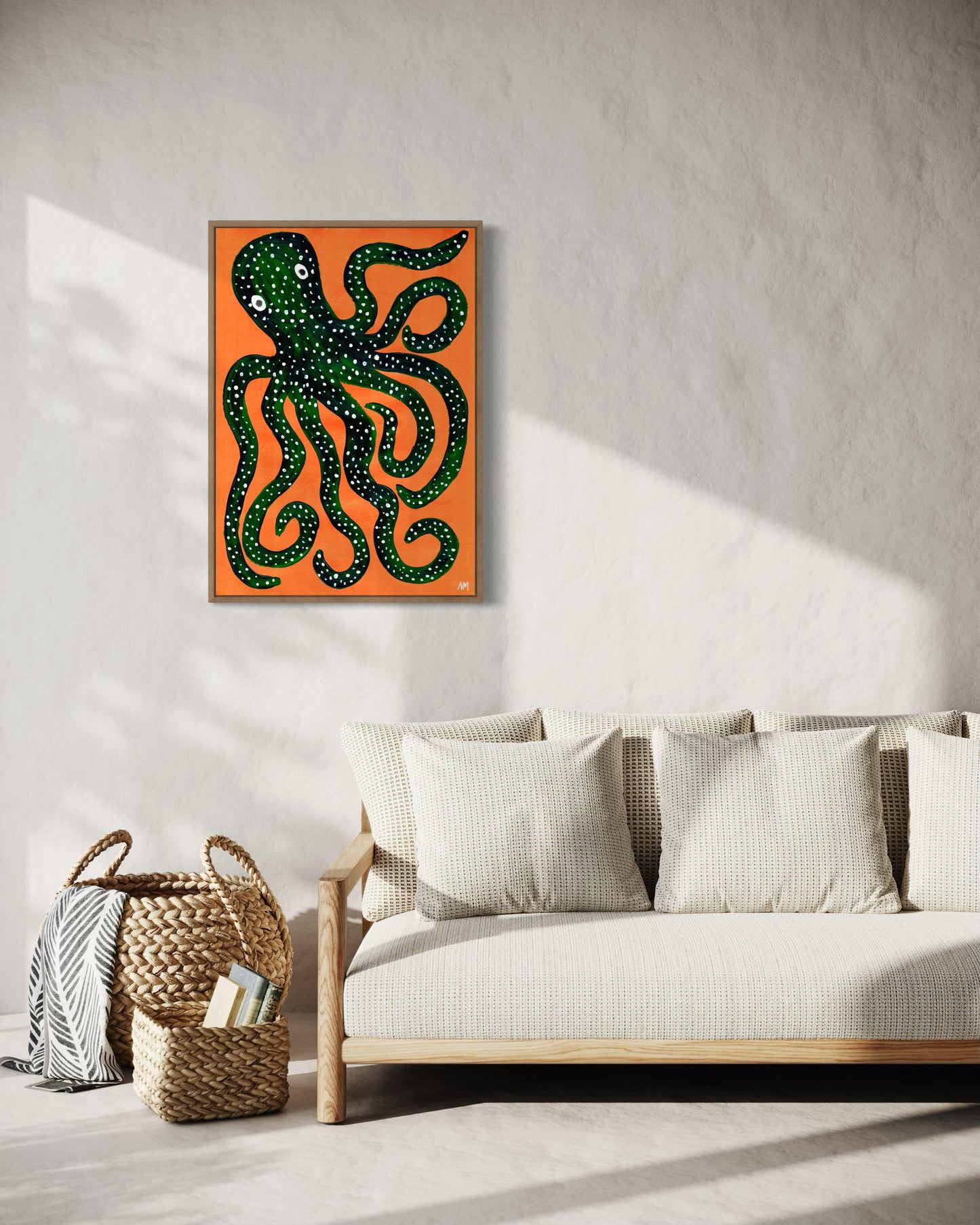 Green octopus