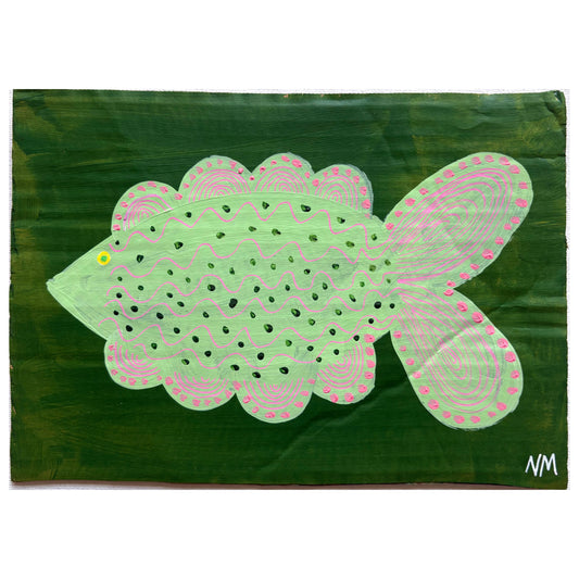 Little green fish.