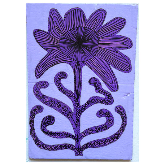 Purple flower.