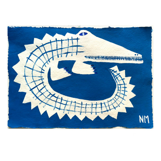 White crocodile.