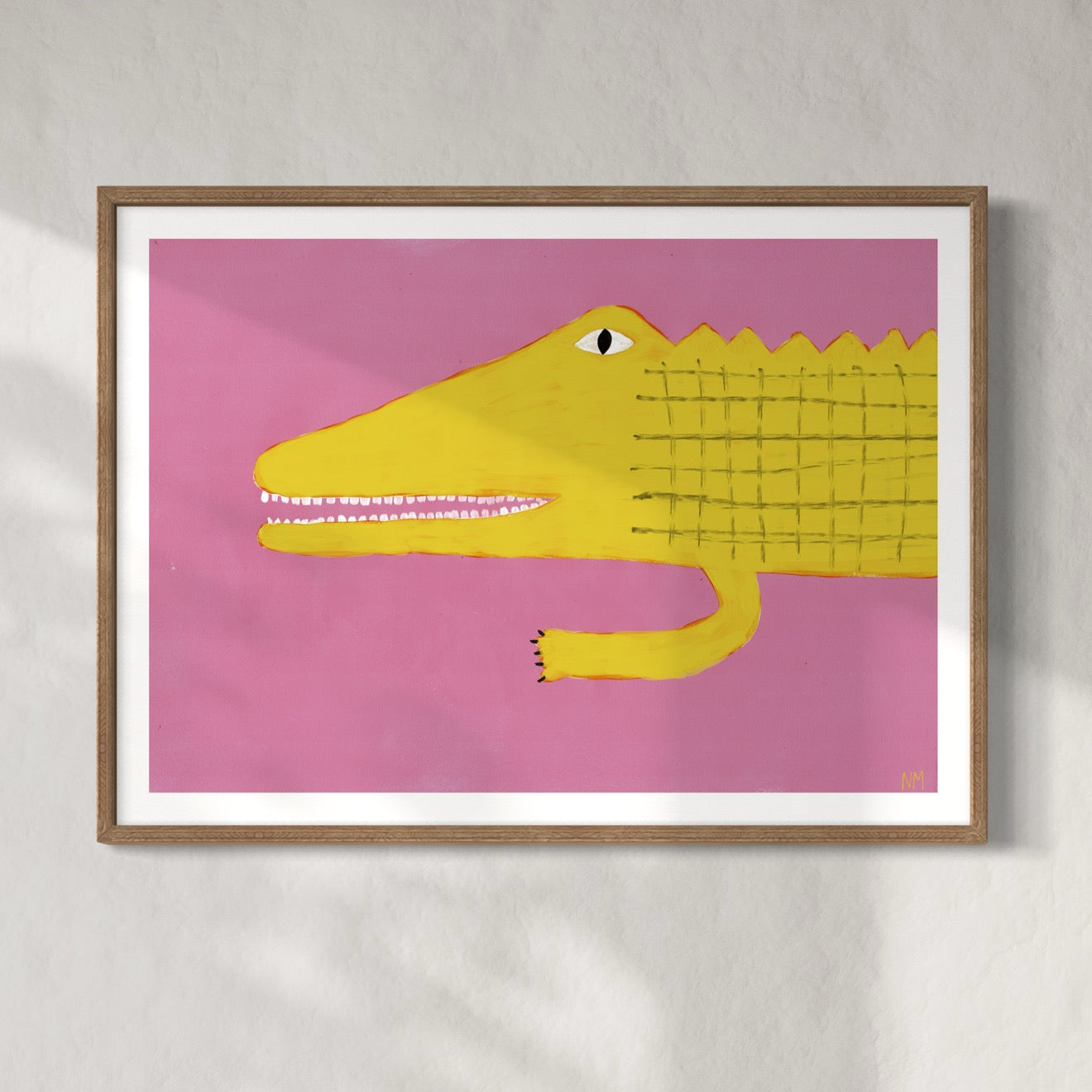 Yellow crocodile